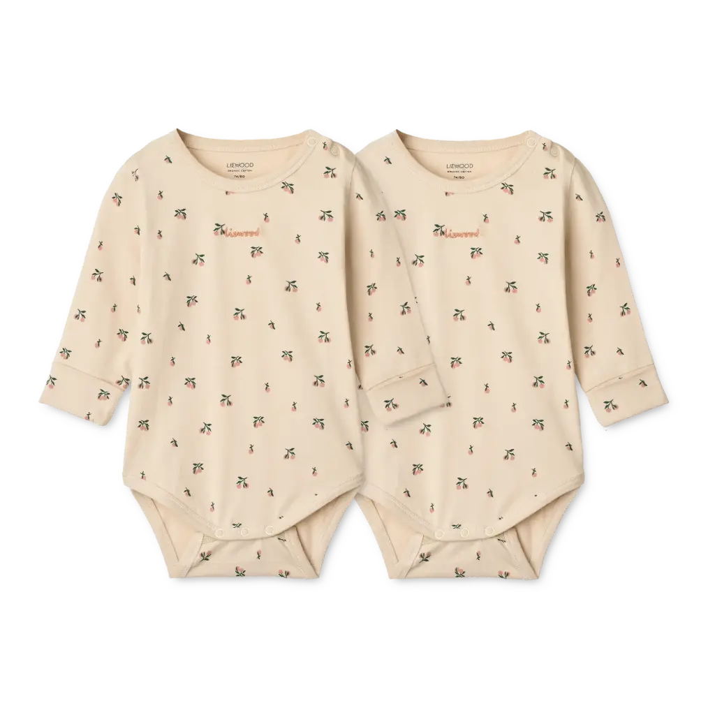 [LW20064-2475-50/56] Bodies pour bébé Yanni Peach mini Sea shell 2 unités - Liewood (50/56)