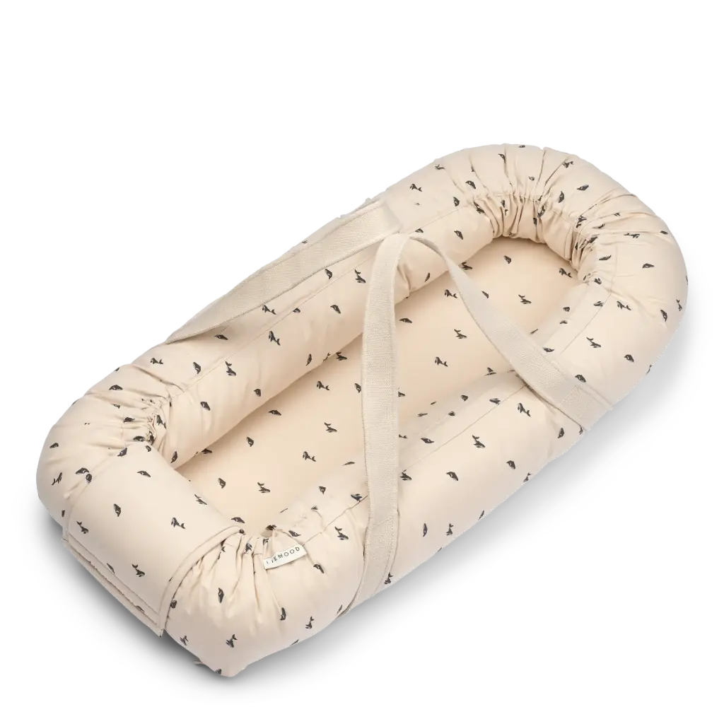 [LW14693-2507-ONE SIZE] Gro Printed Babylift - Mini whale / Sandy
