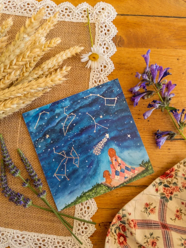 Carte postale Glace de Caroline Millet - Carofromwoodland