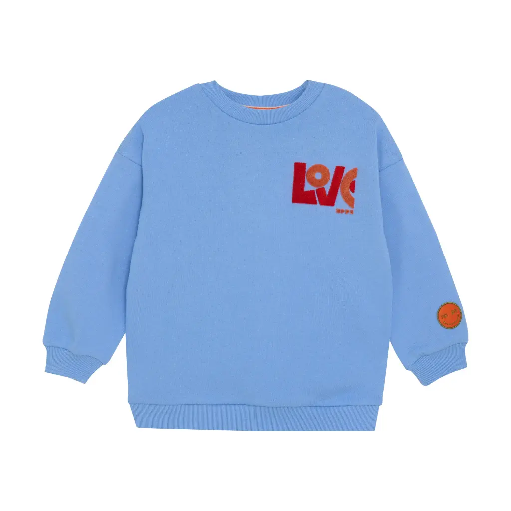 Sweat Piggot Long sleeve Relaxed fit Cornflower - Noppies (92)