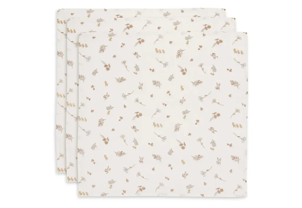 Lange gaze de coton small 70x70 cm Riverside 3 unités - Jollein