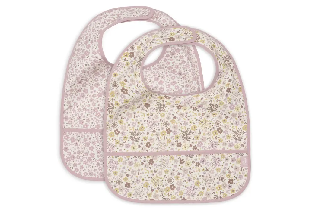 Waterproof Bib Flower Fairies 2-pack - Jollein