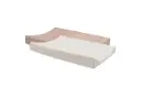 Housse matelas à langer éponge Duo Rose/Ivory 2 unités - Jollein