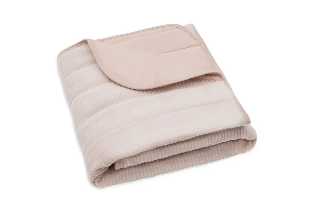 Couverture Velvet Rib Wild Rose 75x100 cm TOG2.0 - Jollein