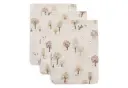 Cotton Muslin Washcloth Tiny Park 3-pack - Jollein