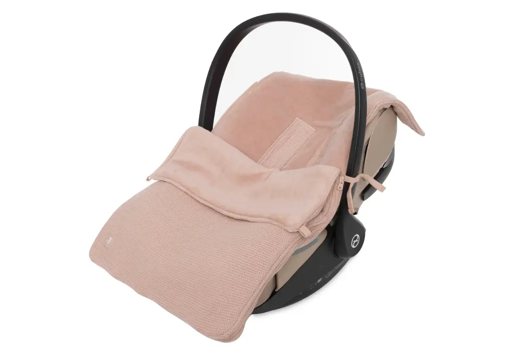 Footmuff Group 0+ 3/5-point Basic Knit Wild Rose - Jollein