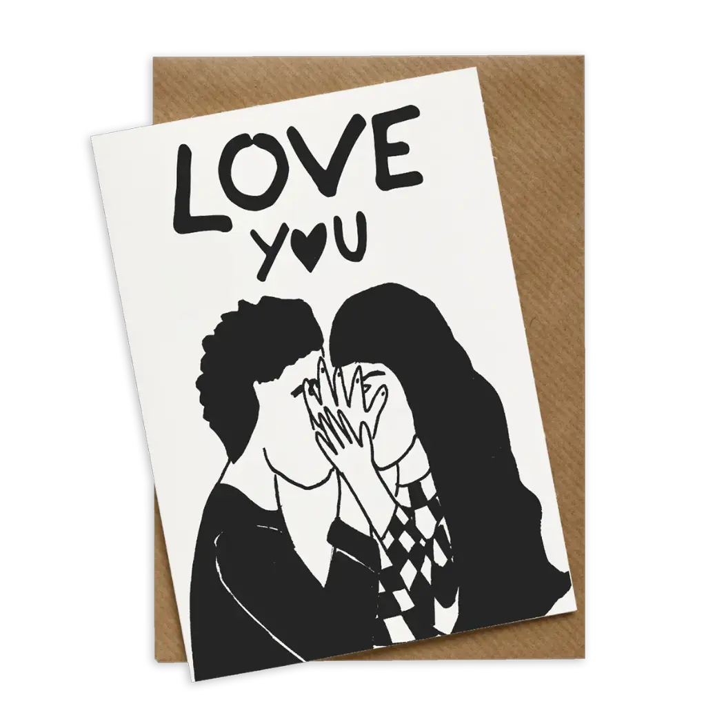 [HELENBCARDLY] Postkaart Love You - Helen b