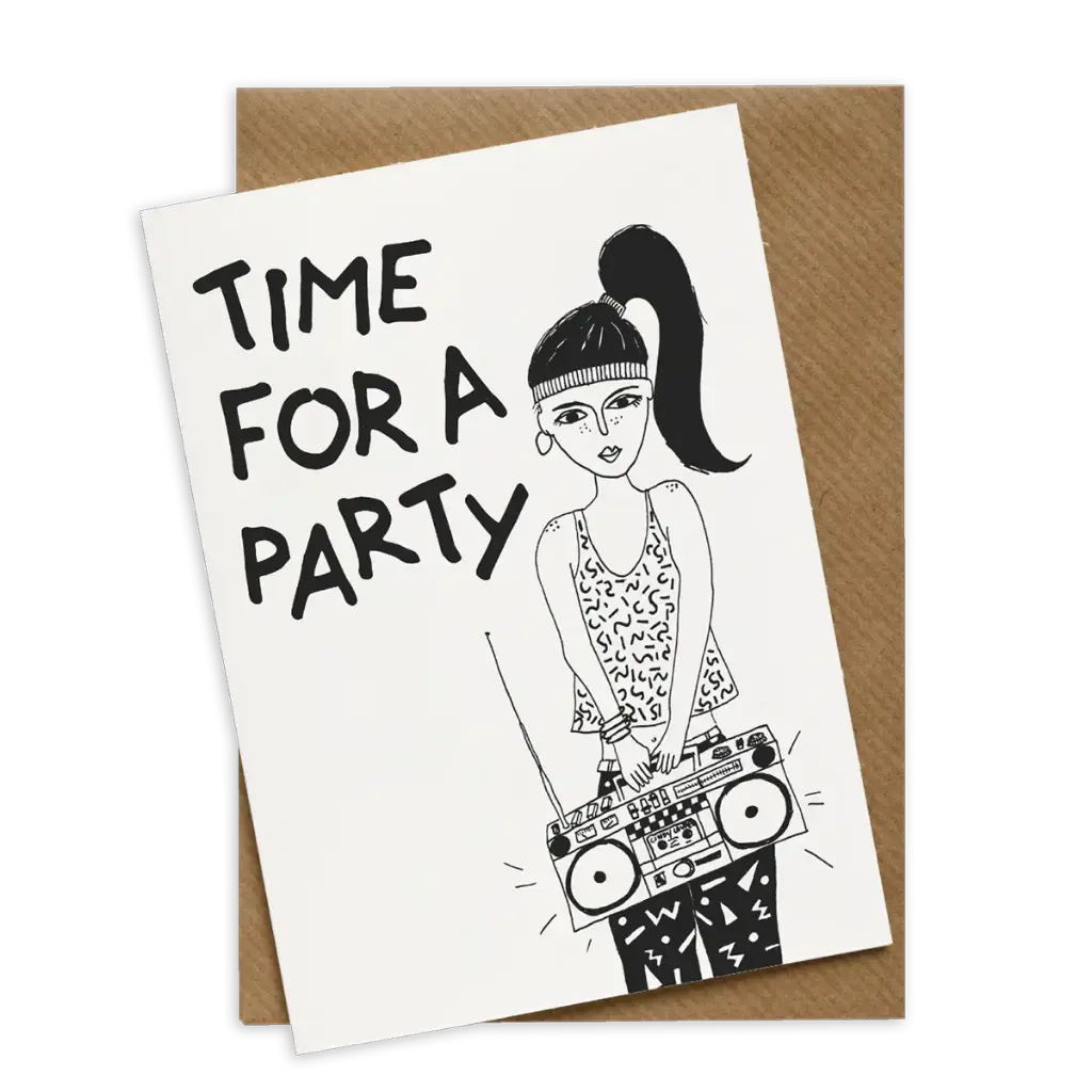 [HELENBCARDTFAP] Postkaart Time for a Party - Helen b