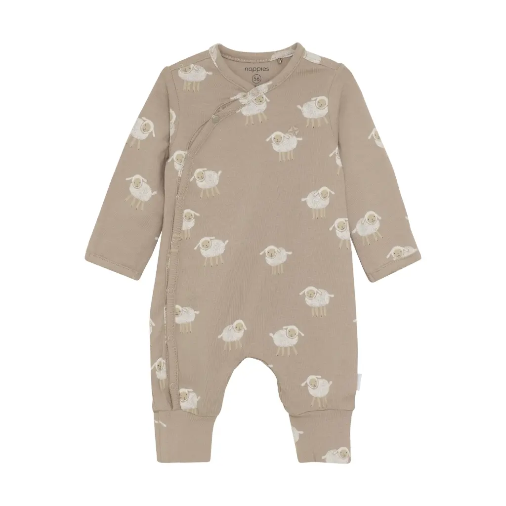 Pyjama Soperton Animal Pattern Sand Nude taille 6 mois - Liste de naissance de Maëlle Dewals et Olivier Parisi