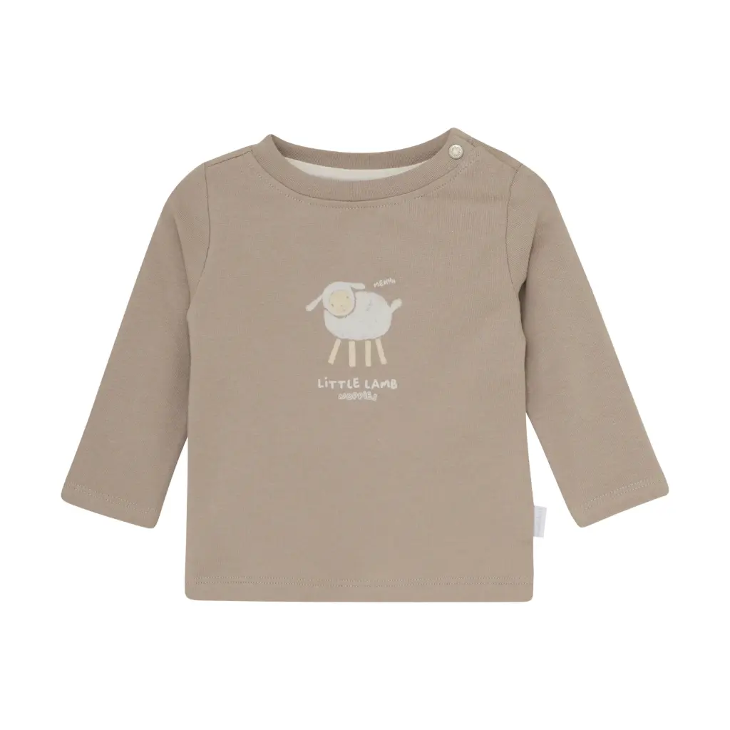 T-shirt ML Sjeba Simply Taupe - Noppies (68)