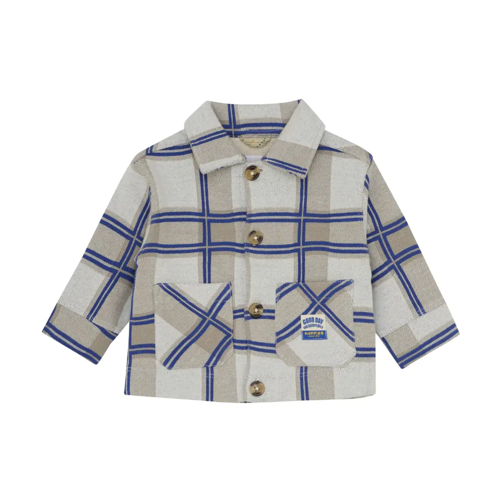 Cardigan Senones Check Pattern Off White - Noppies (9 mois)