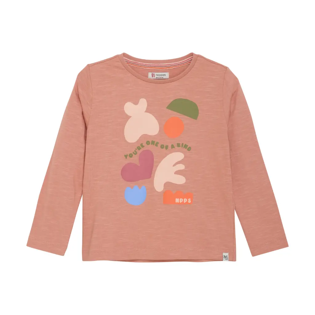 T-shirt ML Pinson Rose Dawn - Noppies (4 ans)
