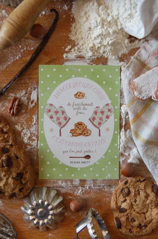 Carte postale Câlin Gourmand - Caro from Woodland