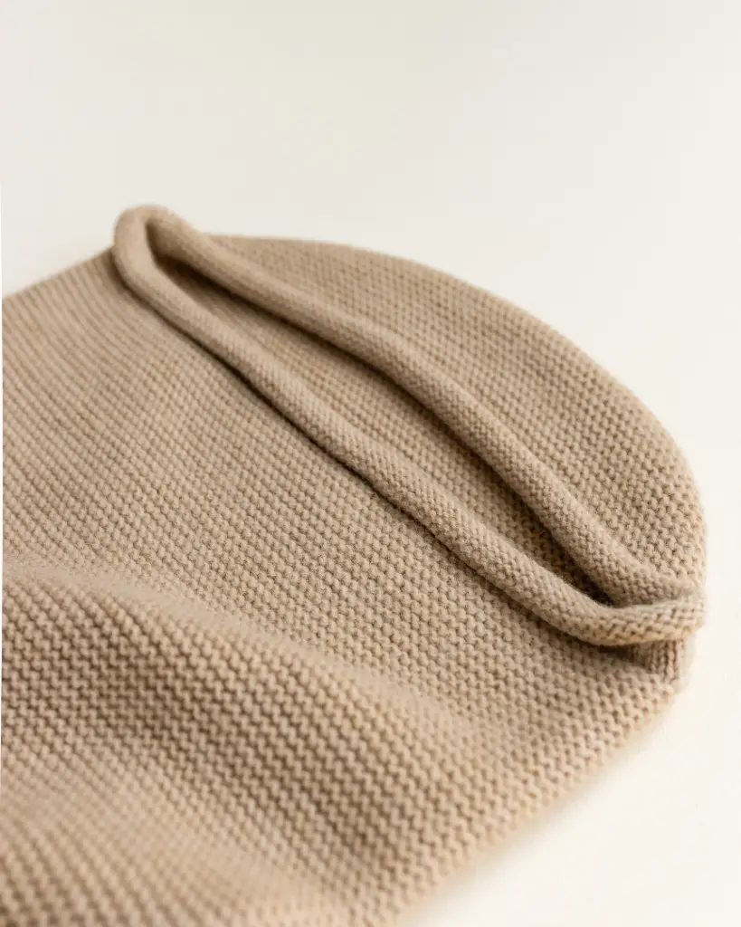 Babycocon van merinowol Sand - Hvid
