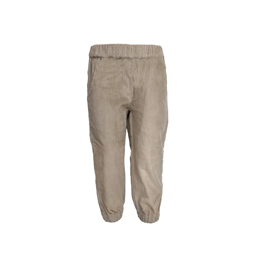 Pantalon en velours Laust coriander - Hänevild