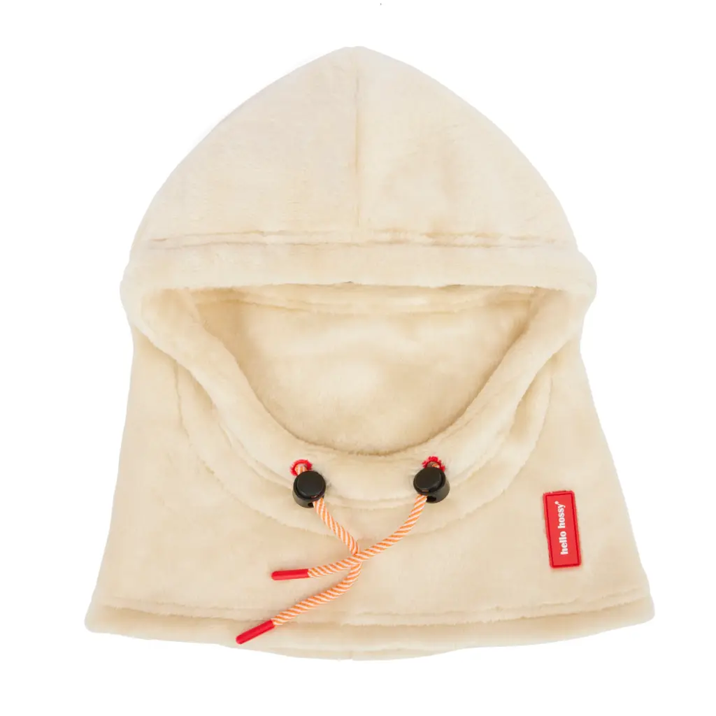 Cagoule Warmy Cream - Hello Hossy (9-18 mois)