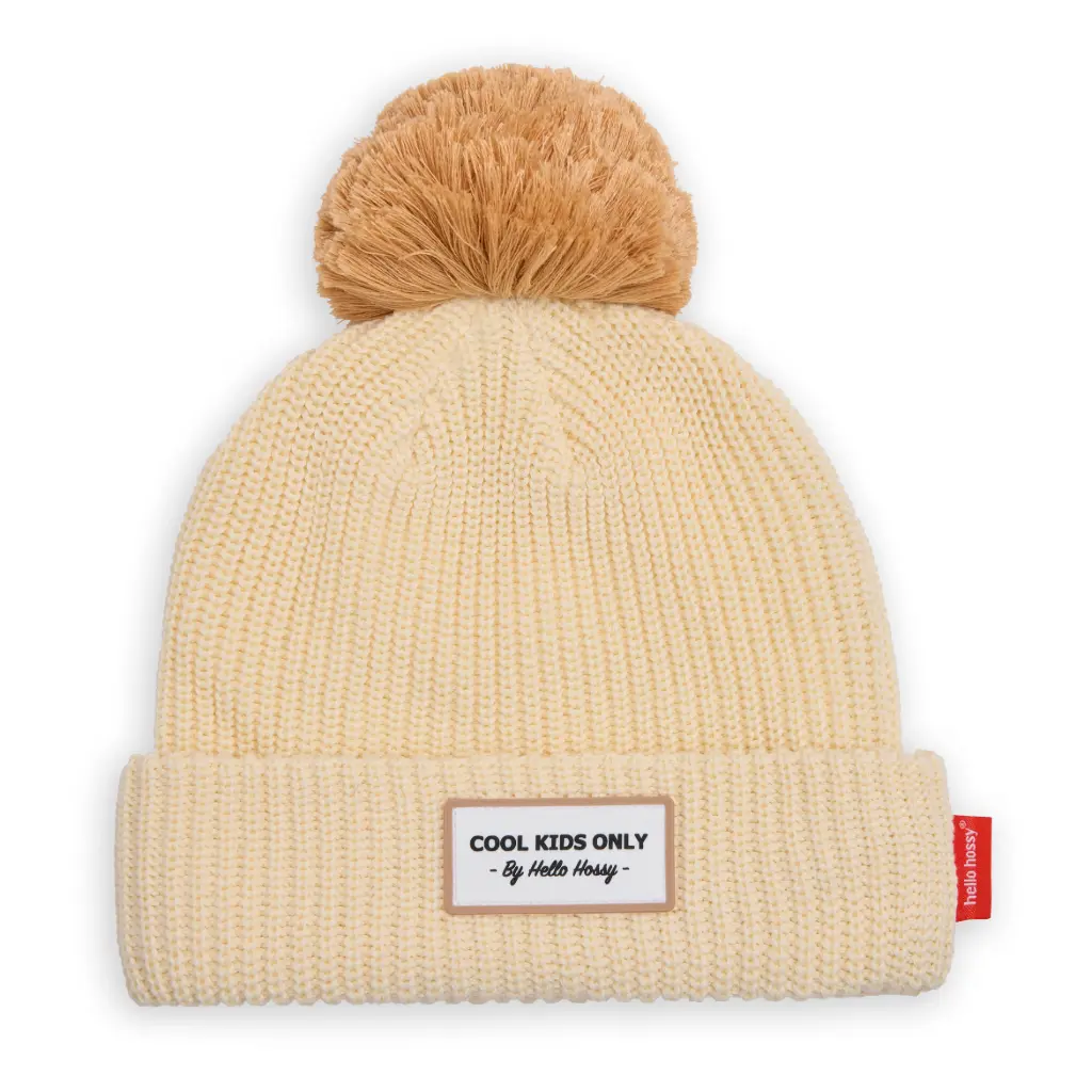 Beanie Color Block Sandy Adult - Hello Hossy
