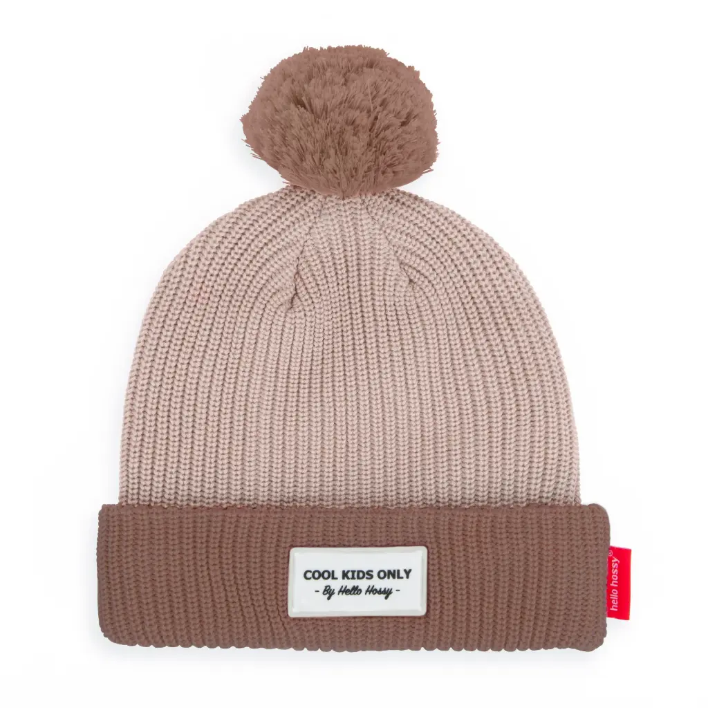 Bonnet Color Block Coffee - Hello Hossy (9-18 mois)