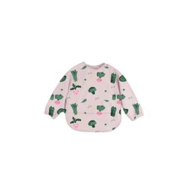 Bavoir imperméable à manches Veggie Pals - The Cotton Cloud