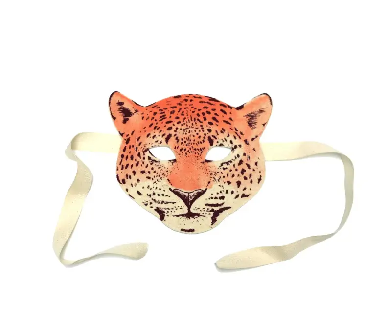 Masque en feutre Léopard - Frida's Tierchen