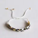 Armband met luipaardweefsel - Bazou