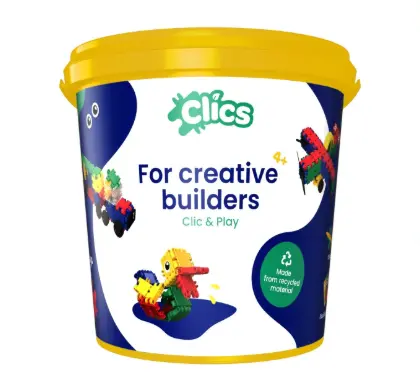 Blocs de construction 160 pièces - Clics Toys