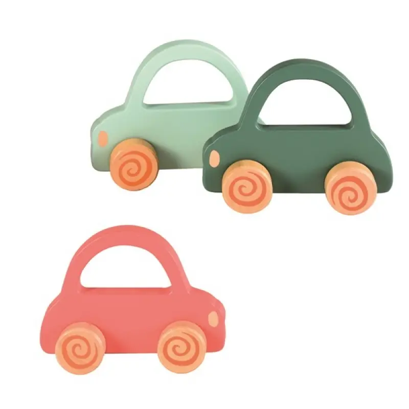 Voiture en bois - Egmont Toys (Rose)