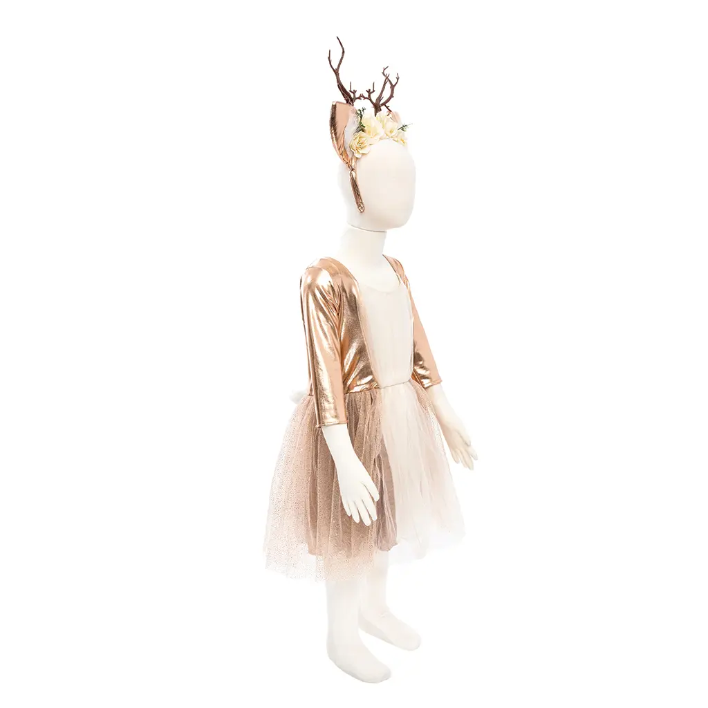Great Pretenders Woodland Deer Dress with Headpiece, Size 3-4