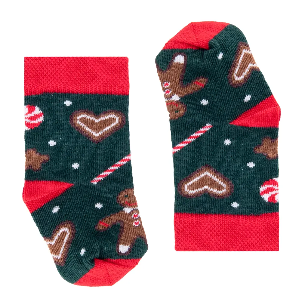Chaussettes Noël Gingerbread enfants - Faves