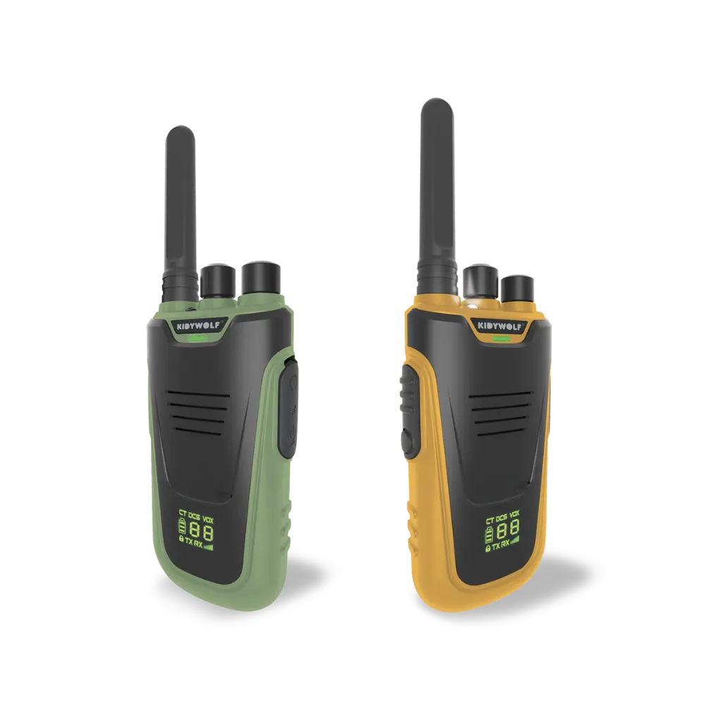 KIDYTALK Talkie-Walkies Vert & orange - Kidywolf