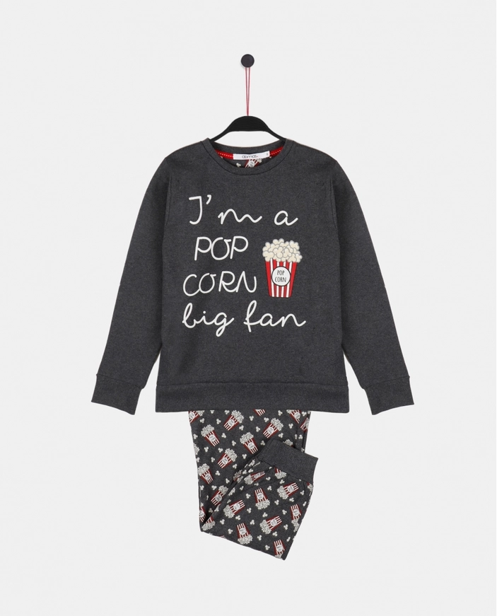 Pyjama lange mouwen Diver Pop Corn - Admas