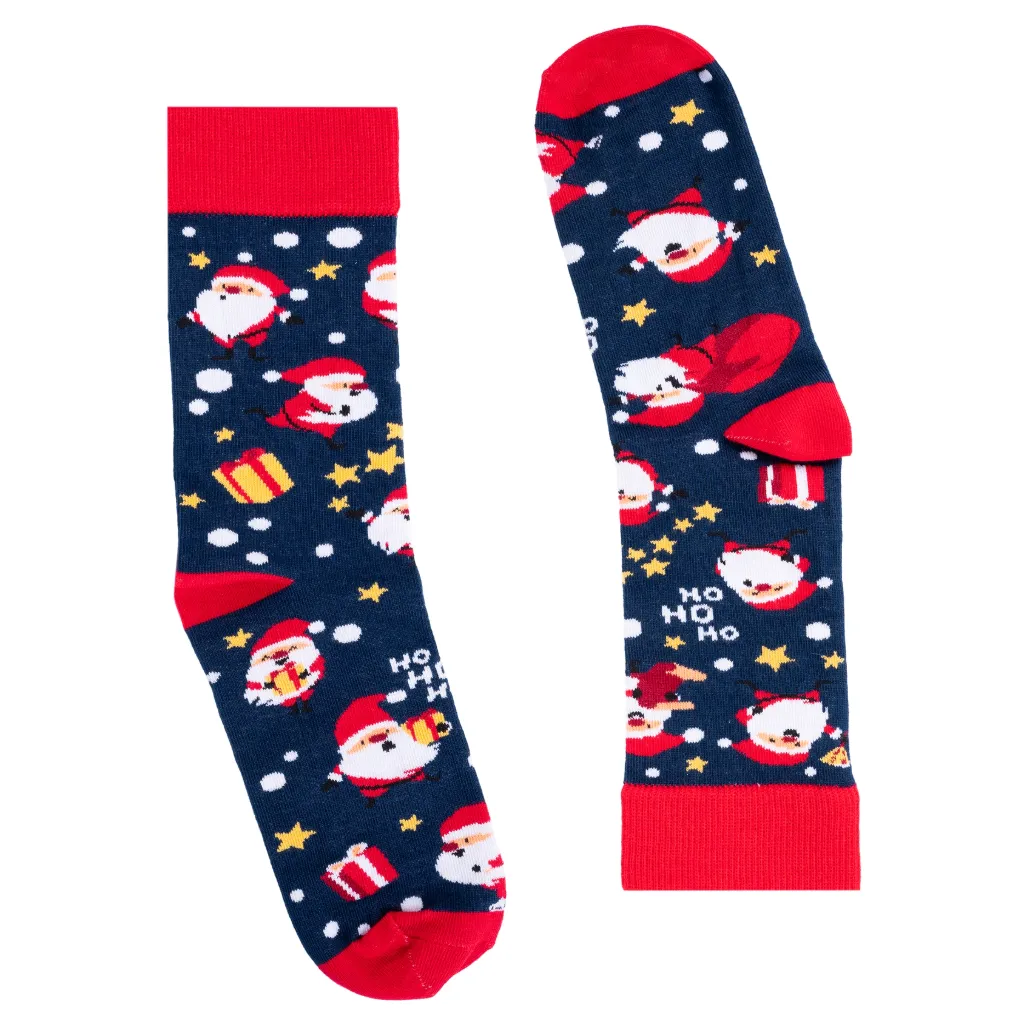 Chaussettes adultes Père Noël - Faves (36-41)