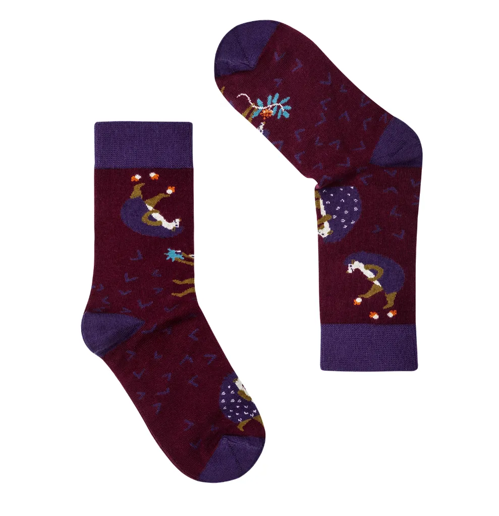 Chaussettes adultes Hérisson - Faves (36/41)