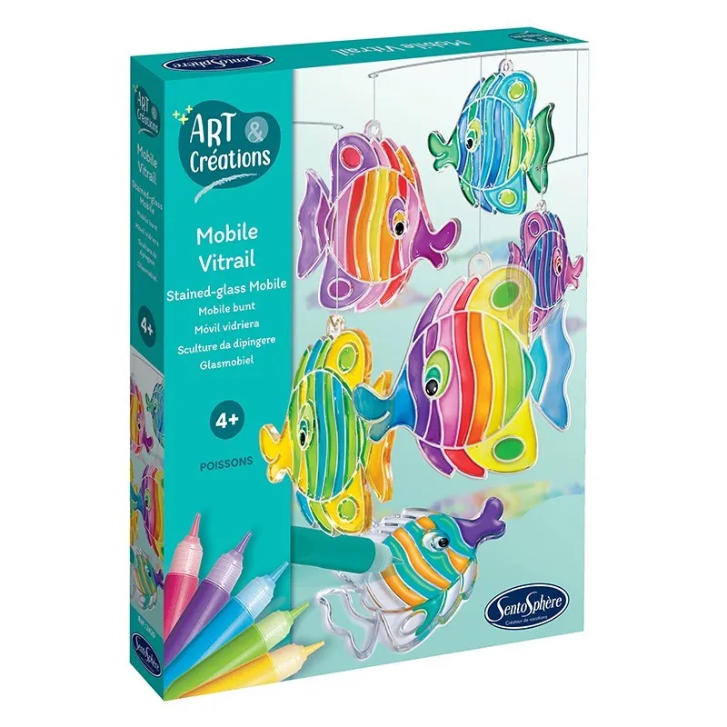 Kit Mobile Vitrail Poissons - Sentosphère