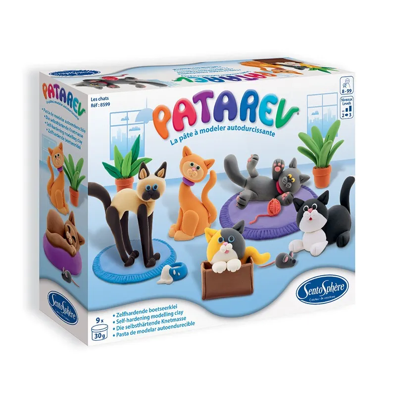 Pâte à Modeler Patarev Les Chats - Sentosphère