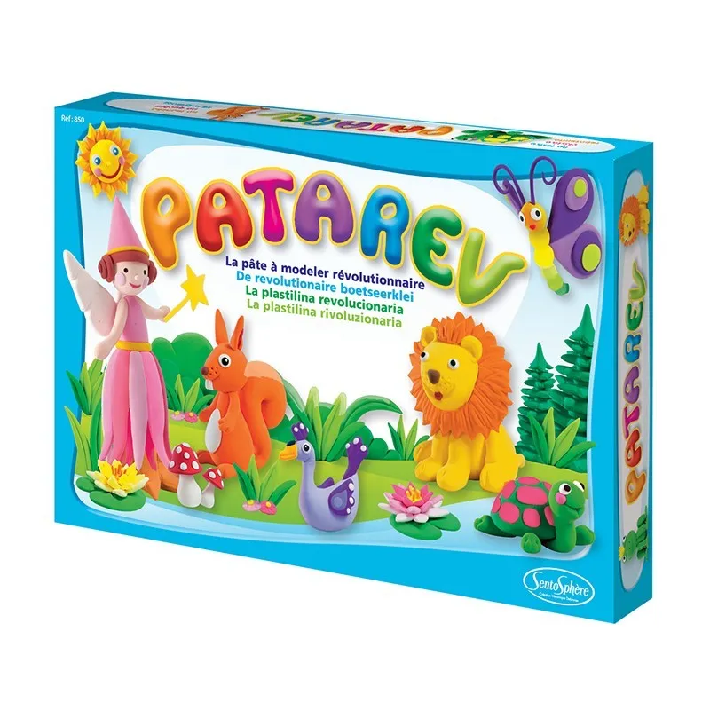 Pâte à Modeler Patarev Coffret 6 pots - Sentosphère