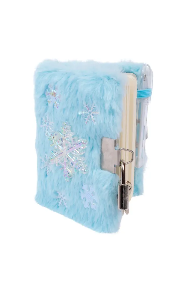 Journal intime peluche Reine des Neiges avec stylo - Liste de cadeaux d'anniversaire de Suzie