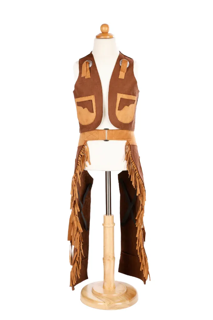Gilet et chaps de Cow-boy - Great Pretenders (7-8 ans)