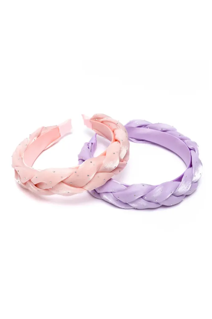 Serre-tête Plush Braid - Great Pretenders (Violet)