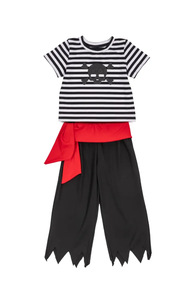 Veste de pirate avec pantalon et ceinture - Great Pretenders (3-4 ans)