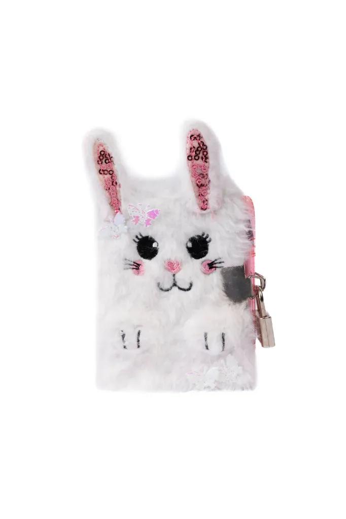 Journal intime peluche Chaton Licorne avec stylo - Great Pretenders