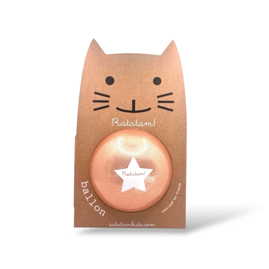 Le Ballon pailleté Cuivre 15 cm - Ratatam