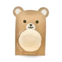 Balle ourson peluche bébé Blanc 12 cm - Ratatam
