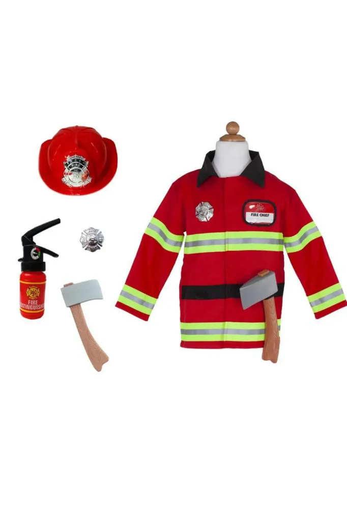 Déguisement de Pompier avec accessoires - Great Pretenders (3-4 ans)