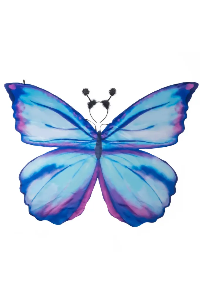 Ailes bleues de Papillon en tissu - Great Pretenders
