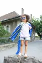 Blue Fabric Dragon Wings - Great Pretenders