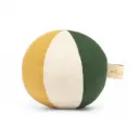 Balle tissu bébé Moutarde 10 cm - Ratatam