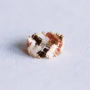 Tilabead Bead Ring in Nude Shades - Bazou