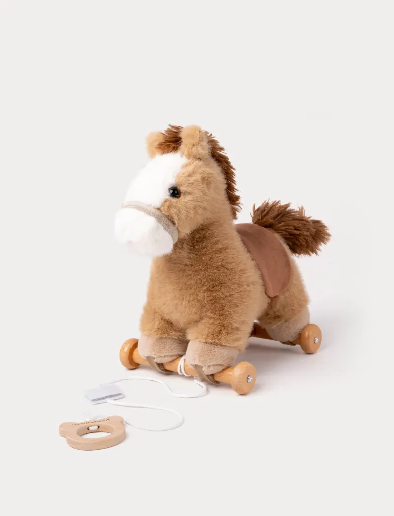 Animal à tirer Cheval - Teddy Kompaniet