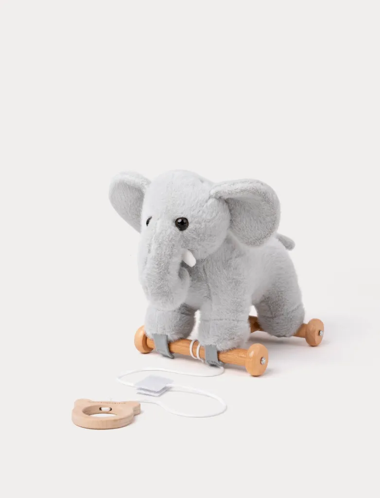 Animal à tirer Eléphant - Teddy Kompaniet